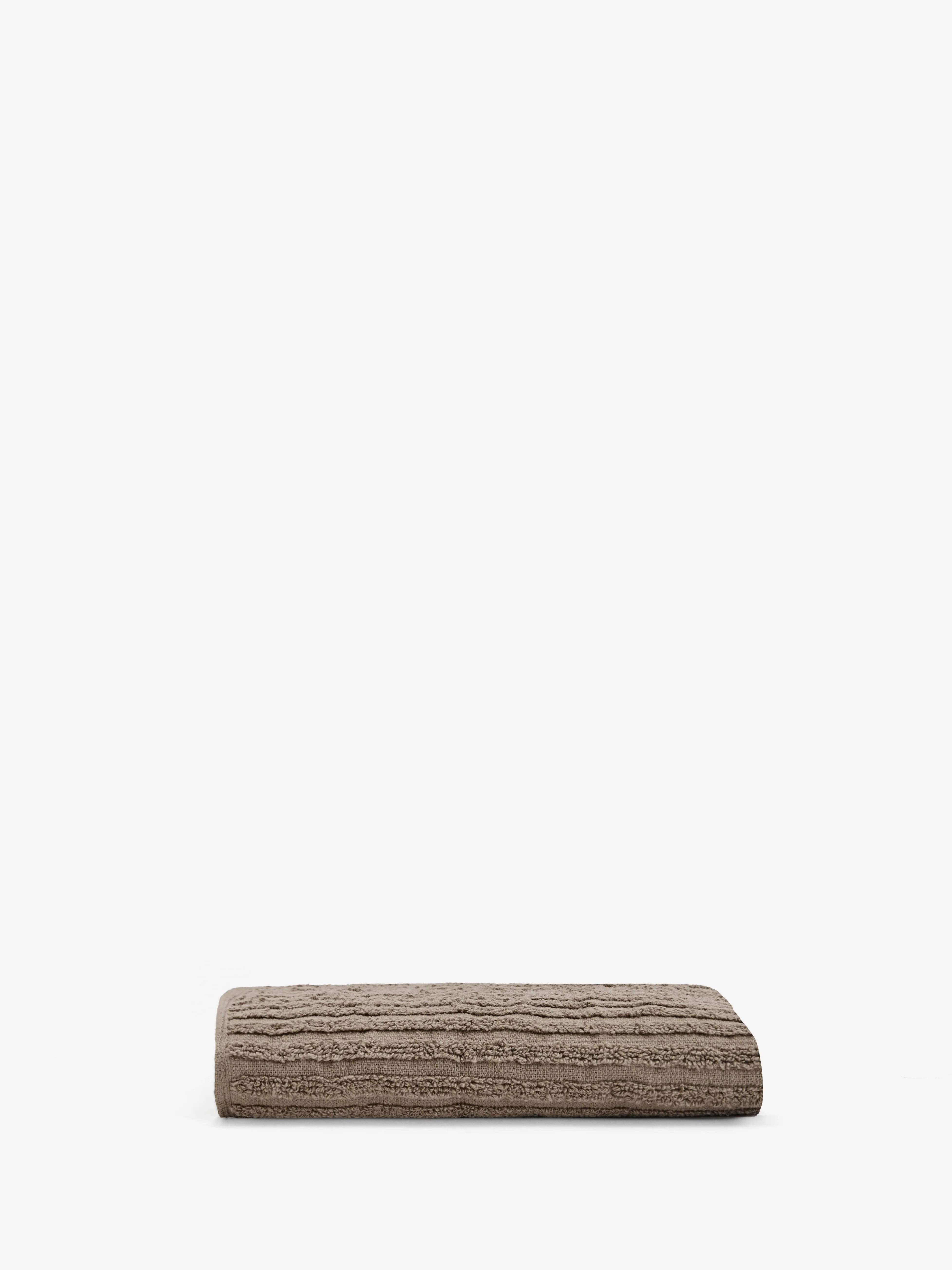 מגבת מטבח באריגת פסים Khaki