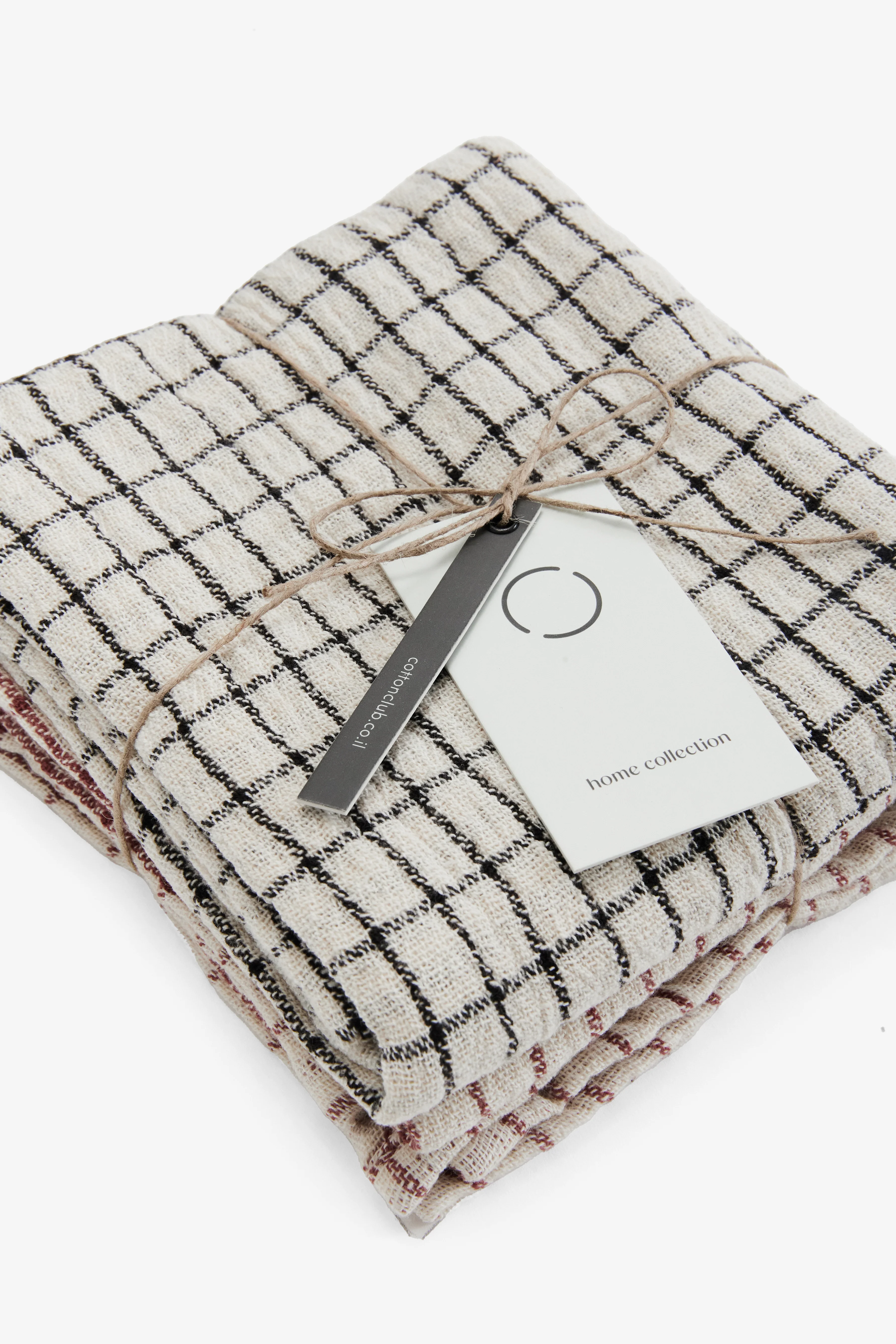 סט מגבות מטבח Squares and Stripes - Image 2