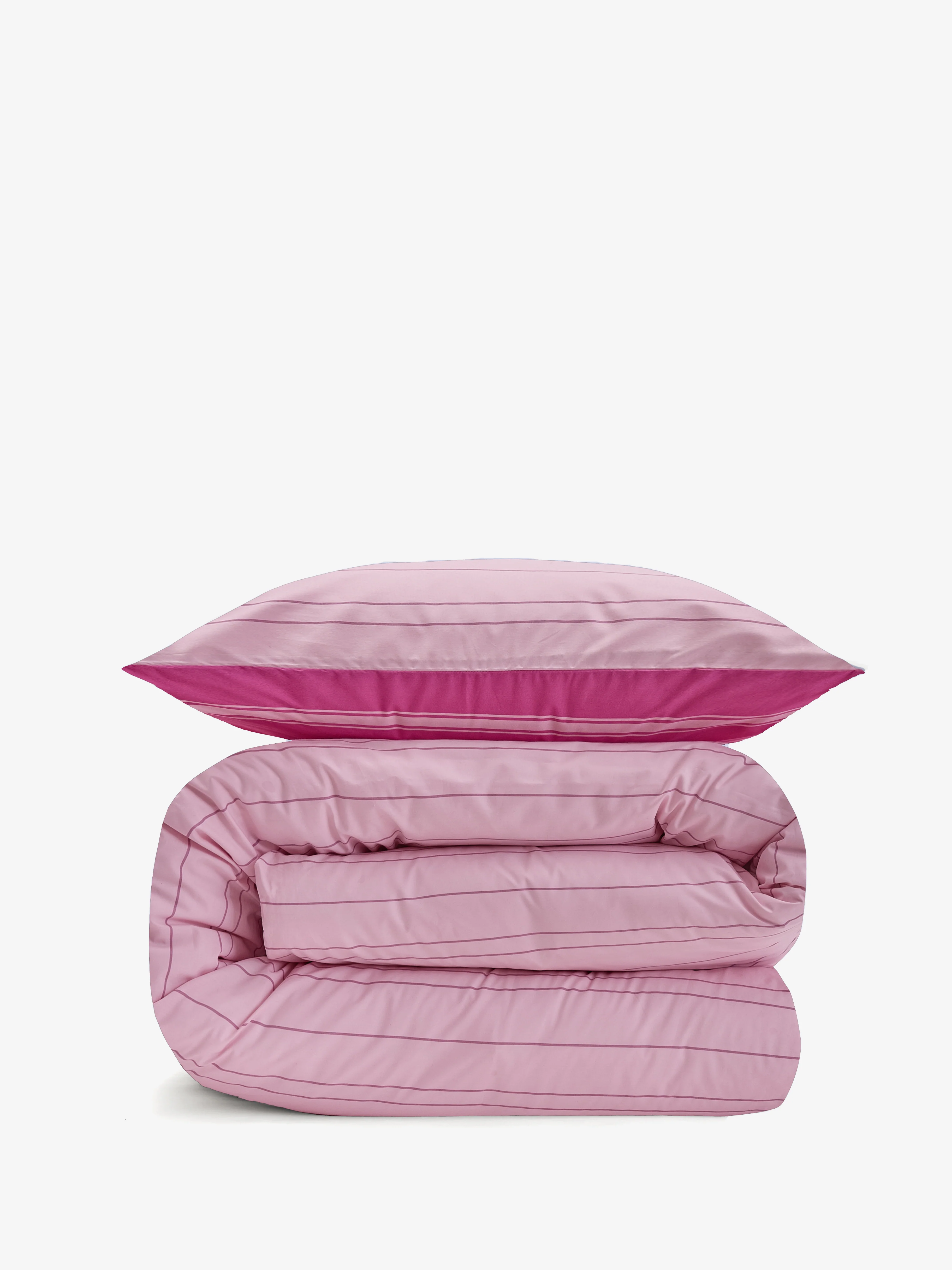 סט מצעי פרקל Violet Blush Stripes