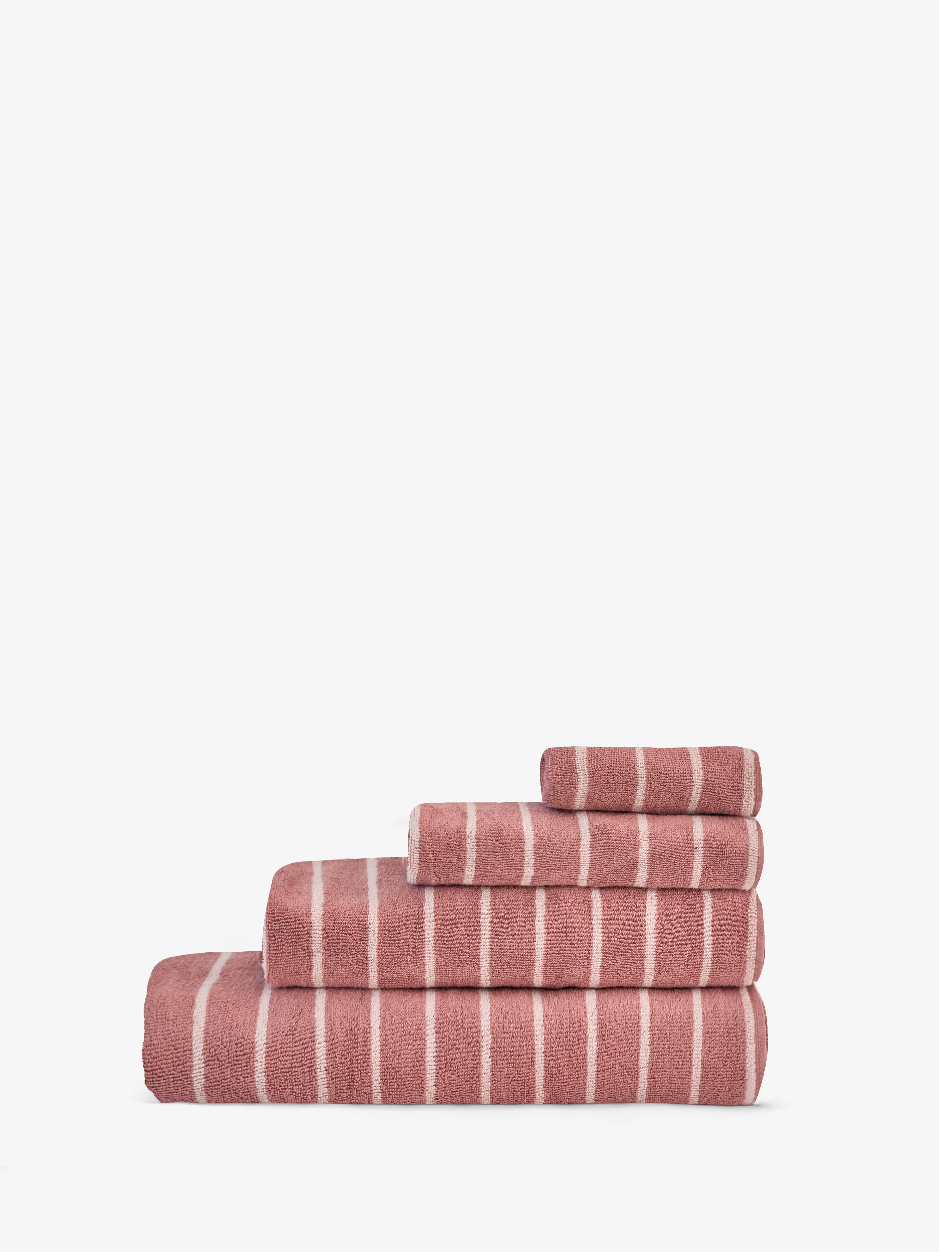 מגבת פסים Mahogany Blush