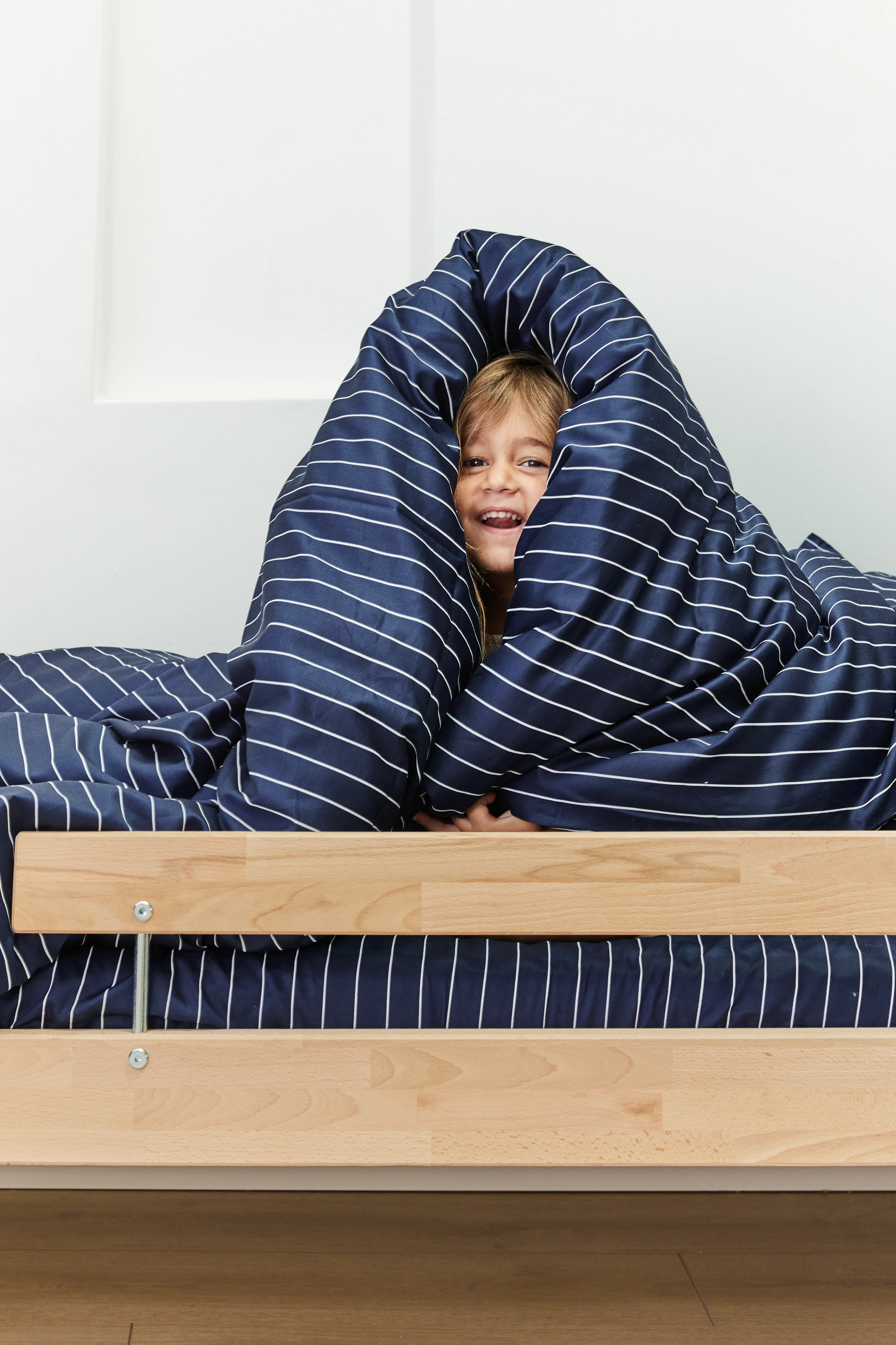 סט מצעי סאטן 500 ילדים Marine Stripes - Image 6
